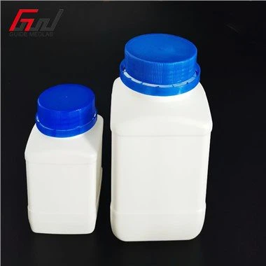 Laboratoriya plastmassa kvadrat reagent shishasi